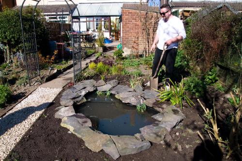 Pond Completed, Apart From Some Planting.